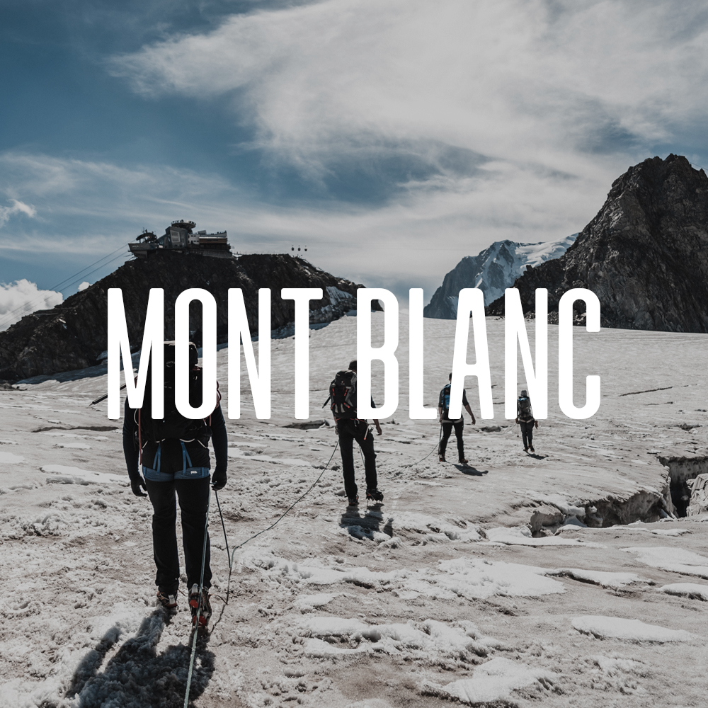 Photograph of Mont Blanc for Outlier Ascents, UK based Mont Blanc climbing tour package