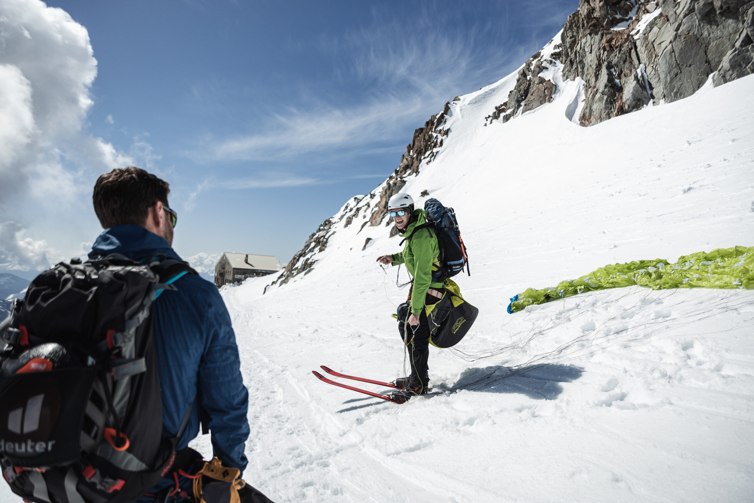 Outlier Ascents Mont Blanc Paragliding. 