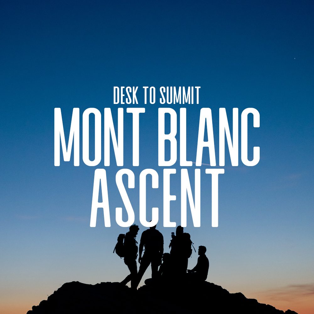 Photograph of Desk to Summit Package for Outlier Ascents, UK based Mont Blanc climbing tour package