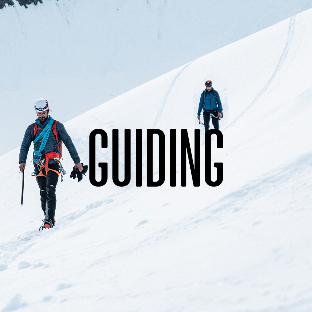 Photograph of bespoke packages for Outlier Ascents, UK based Mont Blanc climbing tour package